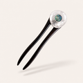 Silver Shell Ebony Hair Fork