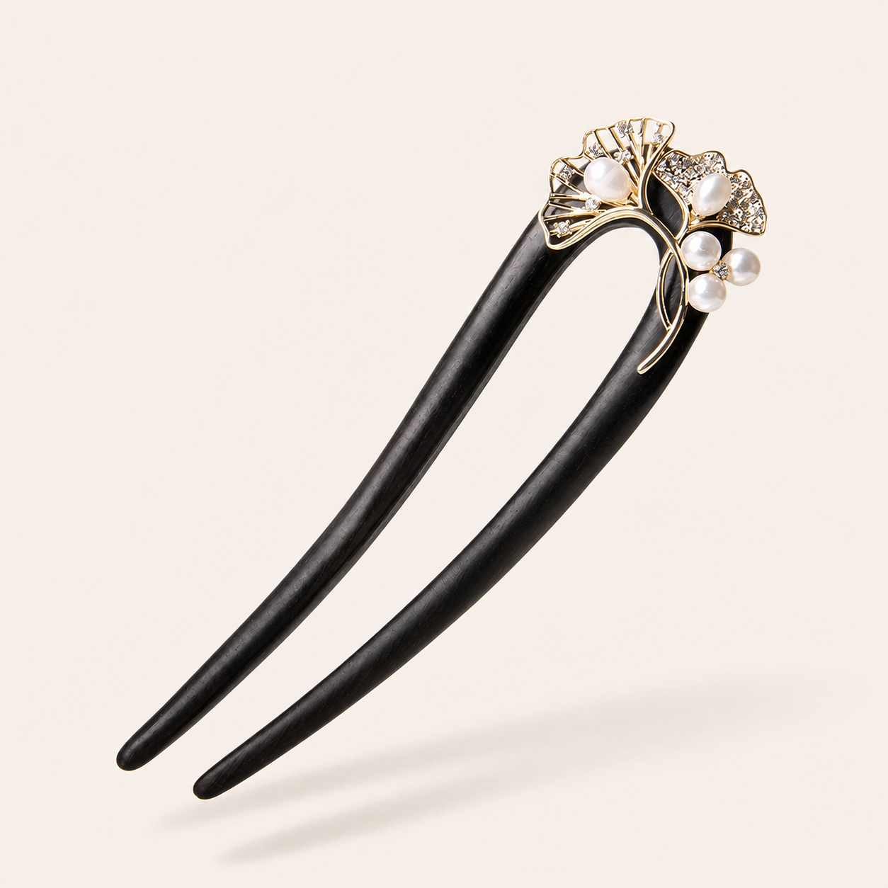 Botanical Pearl Ebony Hair Fork
